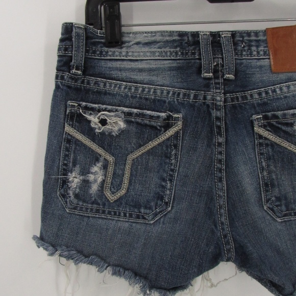 Vigoss Studio The Ritz Distressed Jean Shorts 3/4 27 - Picture 12 of 15